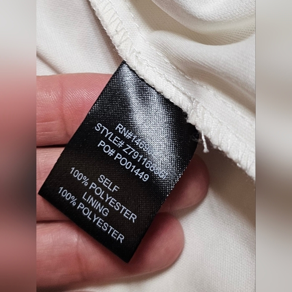 Girls Poppies & Roses Cute Maxi Dress Sz Medium White Floral Off Shoulder - Picture 8 of 9